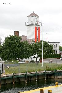 Side of the lighthouse.