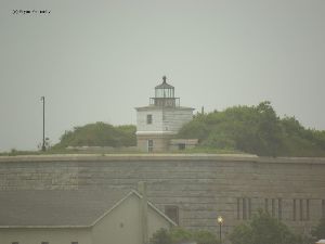 Close up of the lighthouse.
