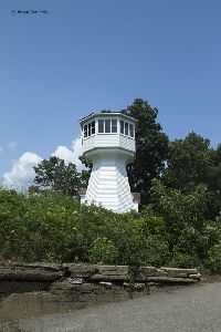 The Cole Shoal Rear Range Lighthouse.