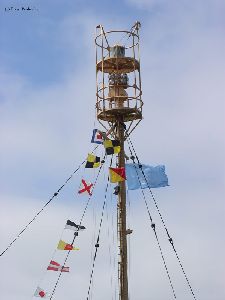 Close up shot of the lights used on the ship.