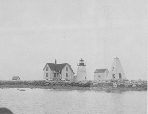 U.S. Coast Guard Archive Photo of the Bird Island Lighthouse
