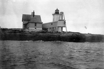 U.S. Coast Guard Archive Photo of the Hendrick's Head Lighthouse