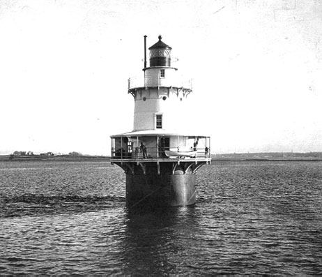 U.S. Coast Guard Archive Photo of the Hog Island Shoal Lighthouse