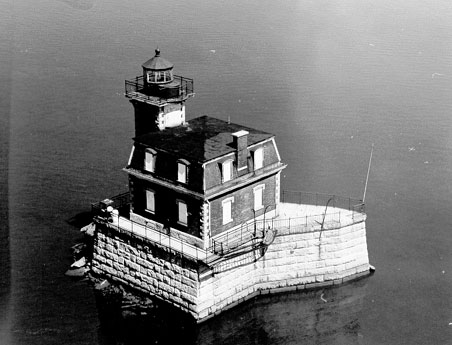 U.S. Coast Guard Archive Photo of the Hudson City Lighthouse