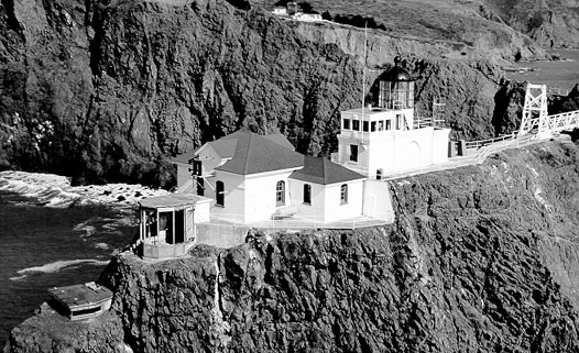 U.S. Coast Guard Archive Photo of the Point Bonita Lighthouse