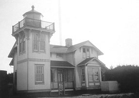 U.S. Coast Guard Archive Photo of the Table Bluff Lighthouse