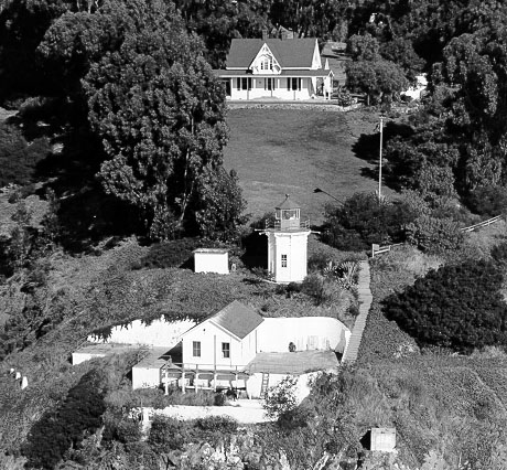 U.S. Coast Guard Archive Photo of the Yerba Buena Lighthouse