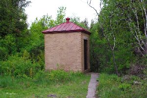 Oil house.