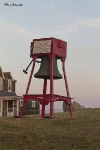 The Eastern Point Lighthouse fog bell that was in use from 1933 to 1969.