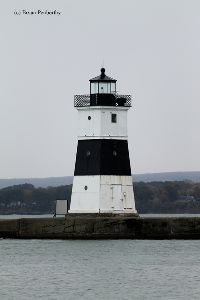 Close up of the lighthouse.