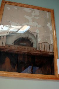 Section of the original wall.