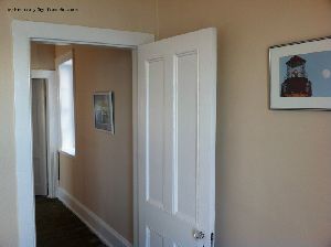 The second floor hallway of the Execution Rocks Lighthouse.
