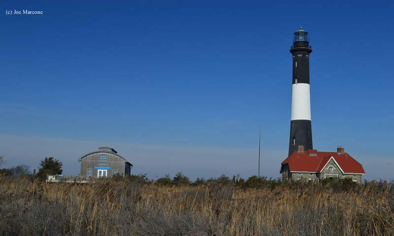 Photo of the Fire Island Lighthouse.