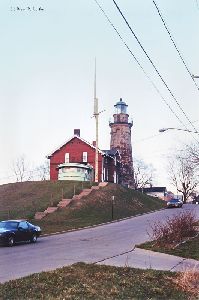 Lighthouse from the bottom of the hill.