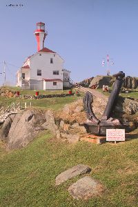 Anchor near the lighthouse.