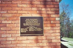 Another shot of the ownership plaque.