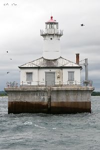 Front view of the lighthouse.