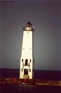 Nice shot of the lighthouse on the breakwater.