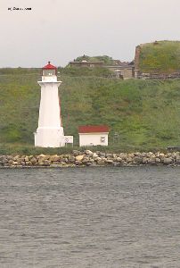 Close up of the lighthouse.