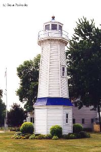 Grand Island Lighthouse tower.