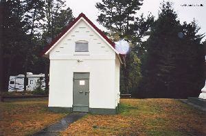 Oil house / outbuilding on the grounds.