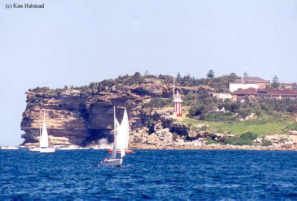 Photo of the Hornby Lighthouse.