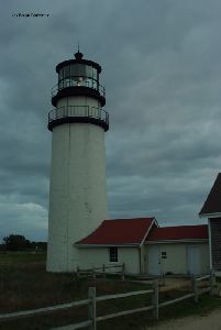 The lighthouse and walkway.