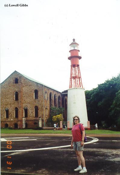Photo of the Ile Royale Lighthouse.