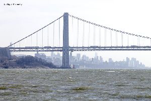 The little red lighthouse under the great grey bridge.