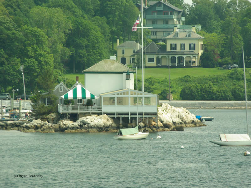 Photo of the Ida Lewis (Lime Rock) Lighthouse.