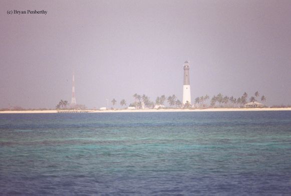 Photo of the Loggerhead Key Lighthouse.