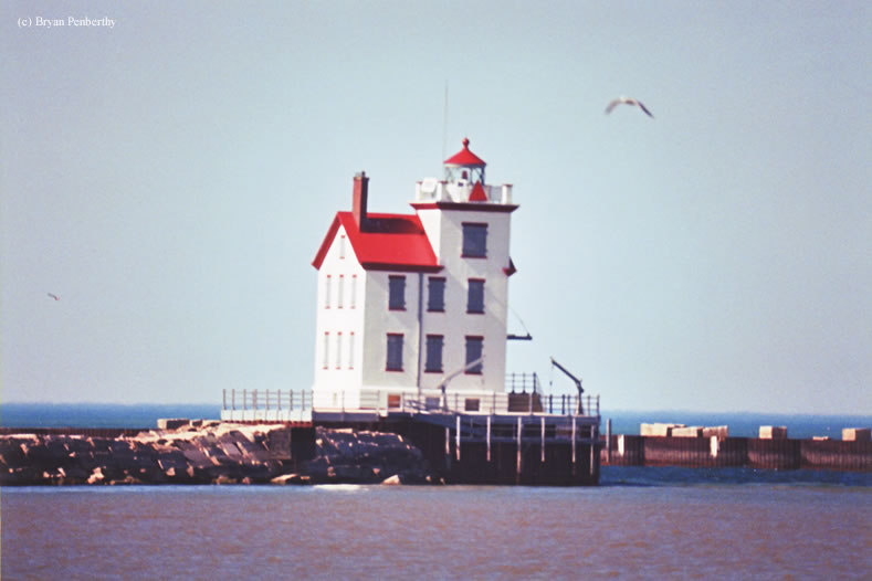 Photo of the Lorain Lighthouse.