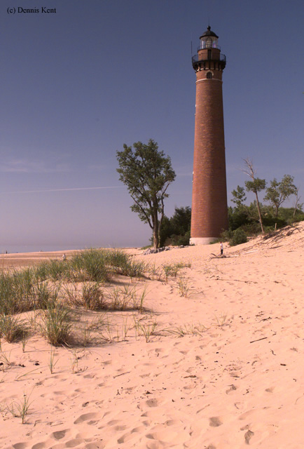 Photo of the Little Sable Point Lighthouse.