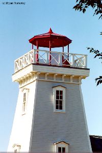 Close up of the lantern room.