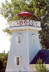 Close up of the lantern room.
