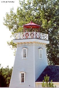 Close up of the lantern room.