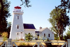 Beautiful shot of the restored lighthouse.