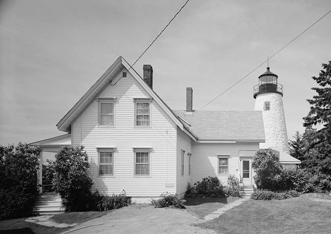 Library of Congress Archive Photo of Dice Head Lighthouse