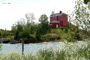 Backside of the lighthouse.