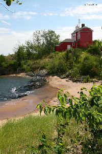 Lighthouse view from the beach.