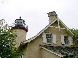 Upper story and tower.