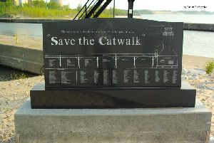 "Save the Catwalk" memorial.
