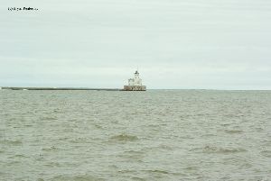 Distance shot of the lighthouse.