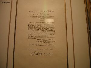 Presedential order for the lighthouse to be built.