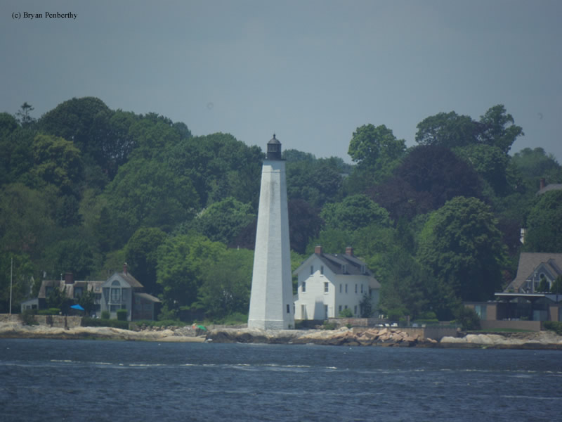 Photo of the New London Harbor Lighthouse.