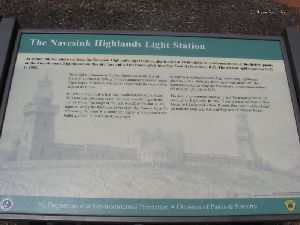The light-station sign.