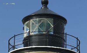 Close up of the Newburyport Harbor (Plum Island) Fresnel lens.