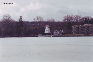Lighthouse from the American side of the river.