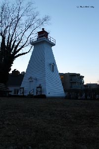 Dusk at the rear range light.