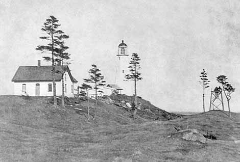Photo of the original Cape Elizabeth East Lighthouse
